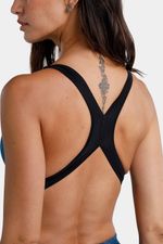 Vestido de baño Powerback Tidewide Deep Azul mujer