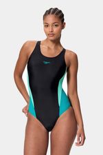 Vestodo de Baño Colorblock Splice 2.0 Negro Mujer