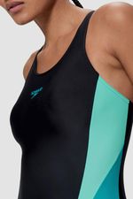 Vestodo de Baño Colorblock Splice 2.0 Negro Mujer