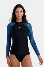 Camiseta Manga Larga Sunshine Tidewide Deep Negro Mujer