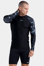Camiseta Manga Larga Sunshine Pacific Glare Negro Hombre