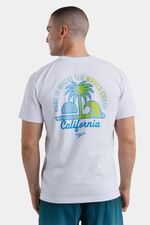 Camiseta Manga Corta Fluo Sands Blanco Hombre