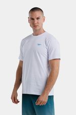 Camiseta Manga Corta Fluo Sands Blanco Hombre