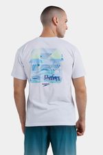 Camiseta Manga Corta Quantum Forest Azul Hombre