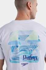 Camiseta Manga Corta Quantum Forest Azul Hombre