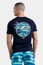 Camiseta Manga Corta Prismatic Wilde Azul Hombre