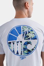 Camiseta Manga Corta Soaring Nature Blanco Hombre
