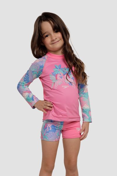Set de vestido de baño Tropical Unicornio Bebé niña