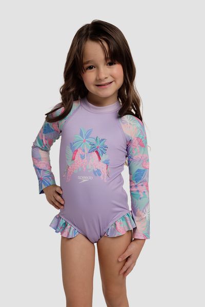 Vestido De Baño Tropical Unicornio Bebé Niña