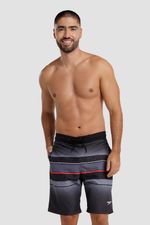 Pantaloneta Dash Stripe 22 Pulgadas Negro Hombre