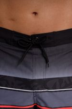 Pantaloneta Dash Stripe 22 Pulgadas Negro Hombre