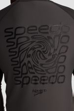 Camiseta manga larga Sunshine Boom Wave Gris Hombre