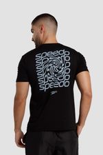 Camiseta Manga Corta Boom Wave Negro Hombre