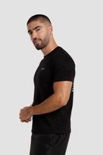Camiseta Manga Corta Boom Wave Negro Hombre