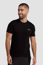 Camiseta Manga Corta Boom Wave Negro Hombre