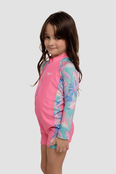 Enterizo De Baño Tropical Unicornio Bebé Niña