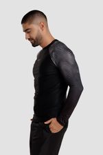 Camiseta manga larga Sunshine Tidewide Black hombre