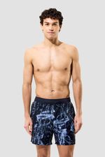 Pantaloneta Print Lookout Volley 16 Pulgadas Negro Hombre