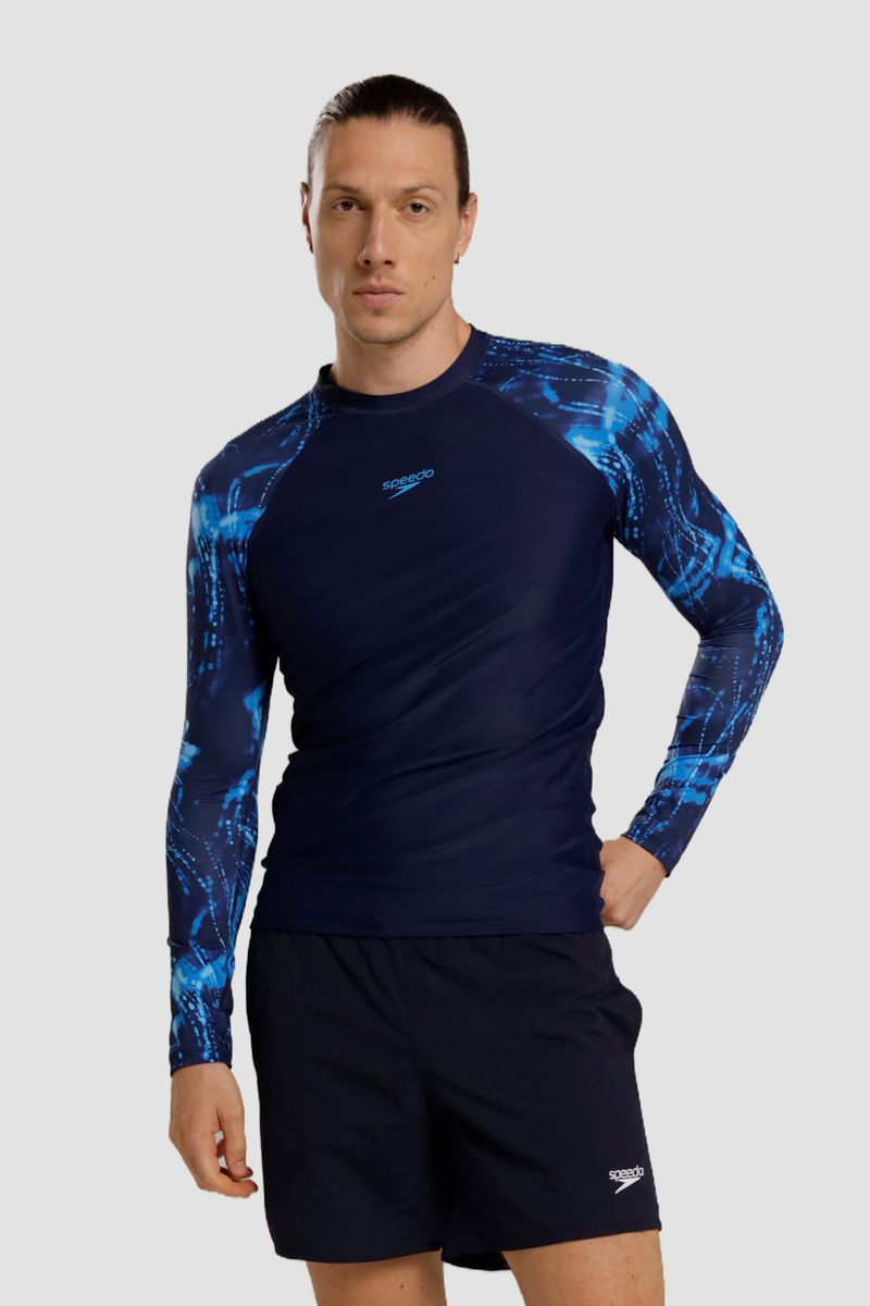 Camiseta Manga Larga Sunshine Gulf Stream Azul Hombre