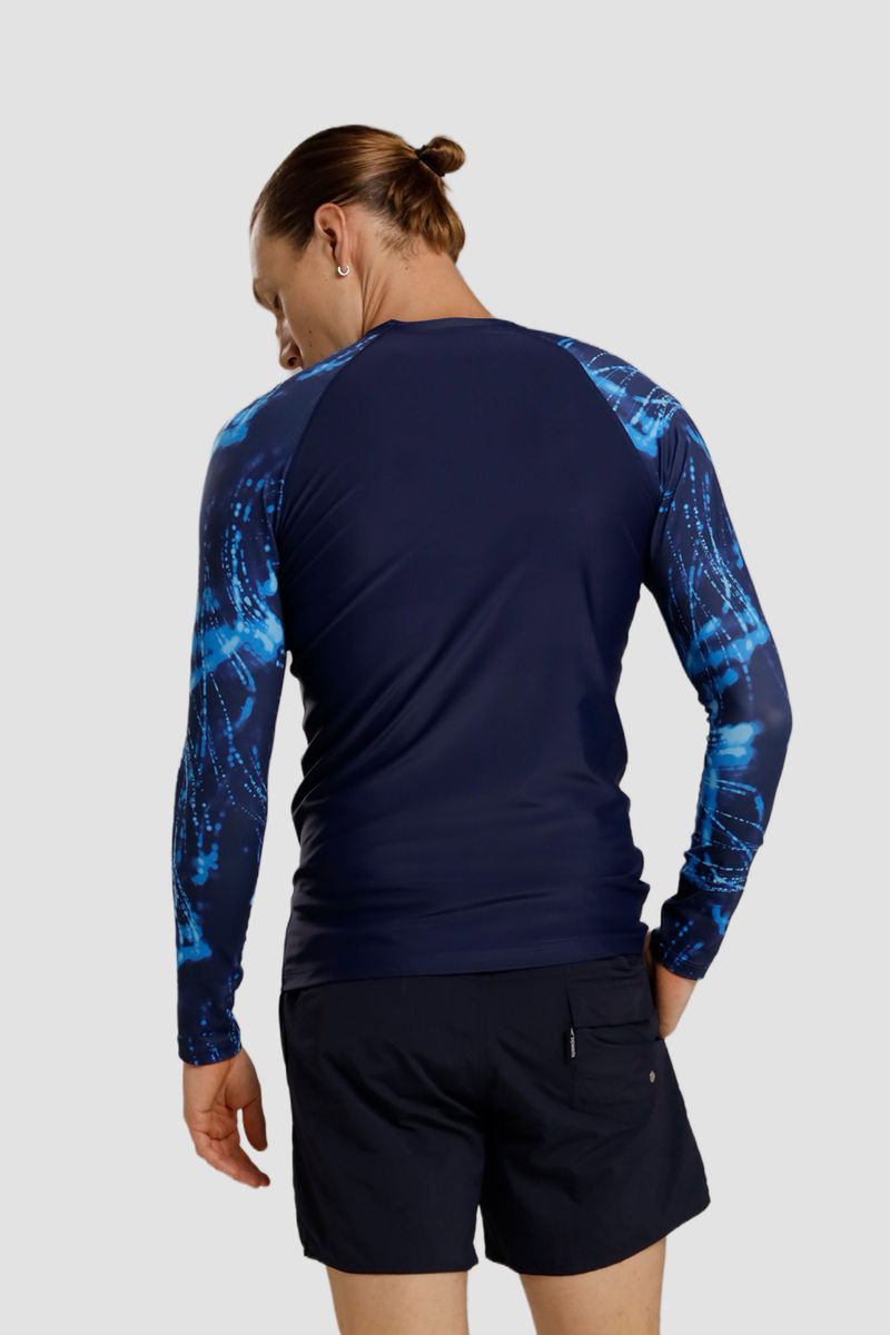 Camiseta Manga Larga Sunshine Gulf Stream Azul Hombre