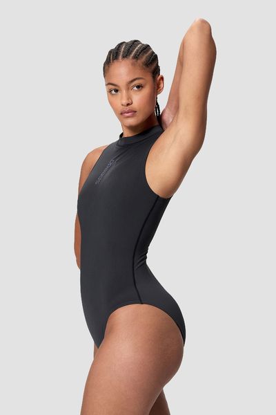 Vestido de baño Hydrasuit Solid Boom negro mujer