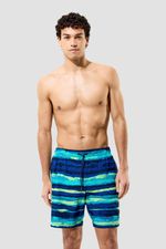 Pantaloneta Print Redondo Edge 18 Pulgadas Azul Hombre