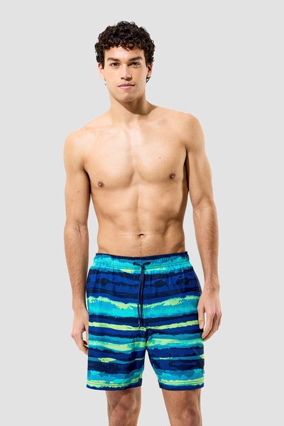 Pantaloneta Print Redondo Edge 18 pulgadas azul hombre