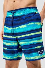 Pantaloneta Print Redondo Edge 18 Pulgadas Azul Hombre