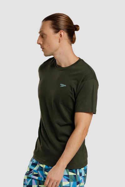 Camiseta manga corta Desert South verde hombre