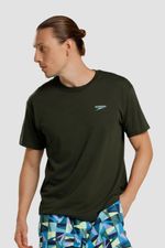 Camiseta Manga Corta Desert South Verde Hombre