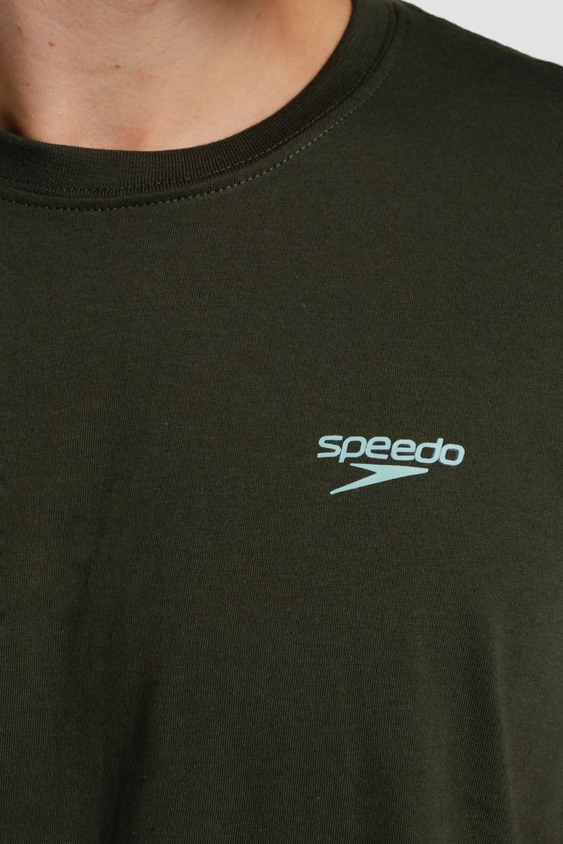 Camiseta Manga Corta Desert South Verde Hombre