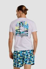 Camiseta Manga Corta Sixties Pale Blanco Hombre