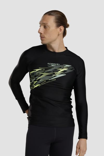 Camiseta manga larga Sunshine Hyperboom Pale negra hombre