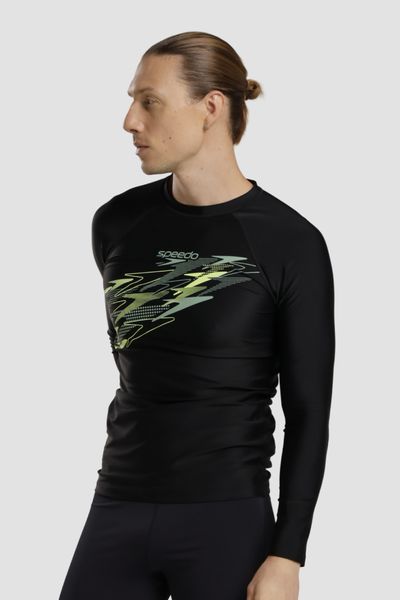 Camiseta manga larga Sunshine Hyperboom Pale negra hombre