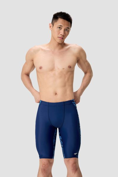 Pantaloneta de baño Jammer Petal Plygon azul hombre