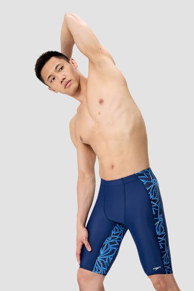 Pantaloneta de baño Jammer Petal Plygon azul hombre