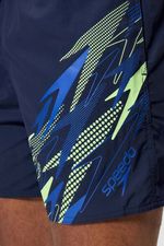 Pantaloneta Medley Logo 16 Pulgadas Azul Hombre
