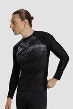 Camiseta Manga Larga Sunshine Aqua Melt Negro Hombre