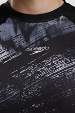 Camiseta Manga Larga Sunshine Aqua Melt Negro Hombre
