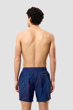 Pantaloneta Print Lookout Volley 16 Pulgadas Azul Hombre