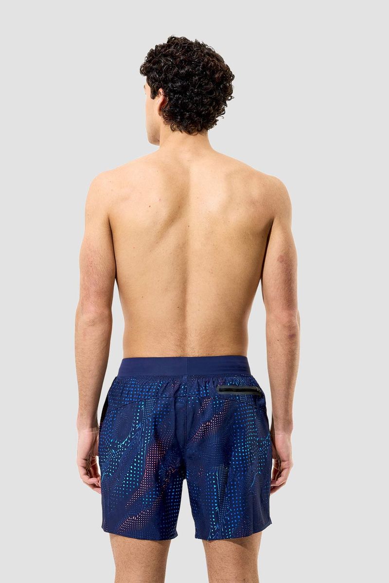 Pantaloneta Print Lookout Volley 16 Pulgadas Azul Hombre