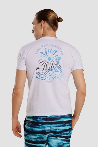 Camiseta manga corta Solar Shine blanca hombre