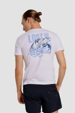Camiseta Manga Corta Nomad West Blanco Hombre