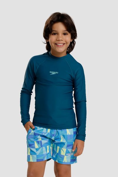 Camiseta manga larga Sunshine Swim Boom verde niño