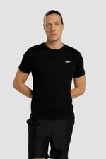 Camiseta manga corta Submerge negra hombre
